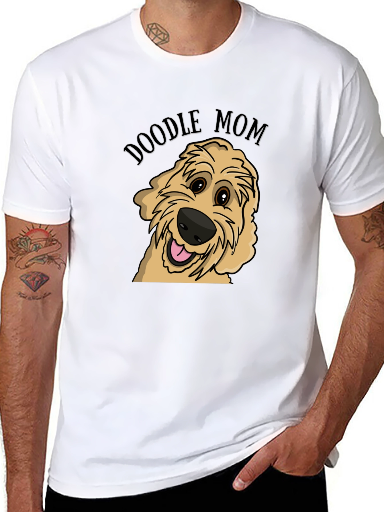 Doodle Mom Graphic Tee - Cute Dog Lover Shirt