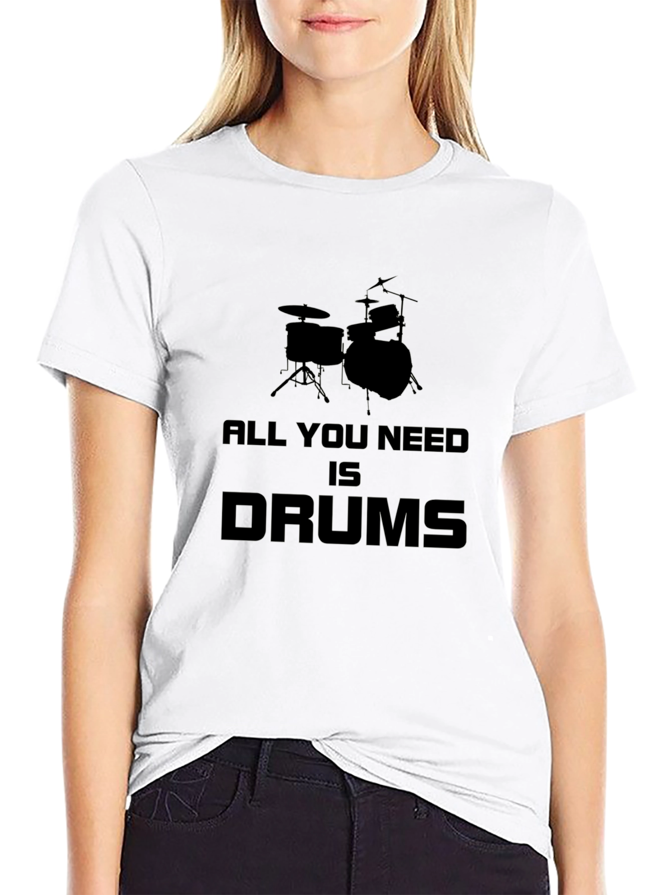 All You Need is Drums T-Shirt - Musician Tee
