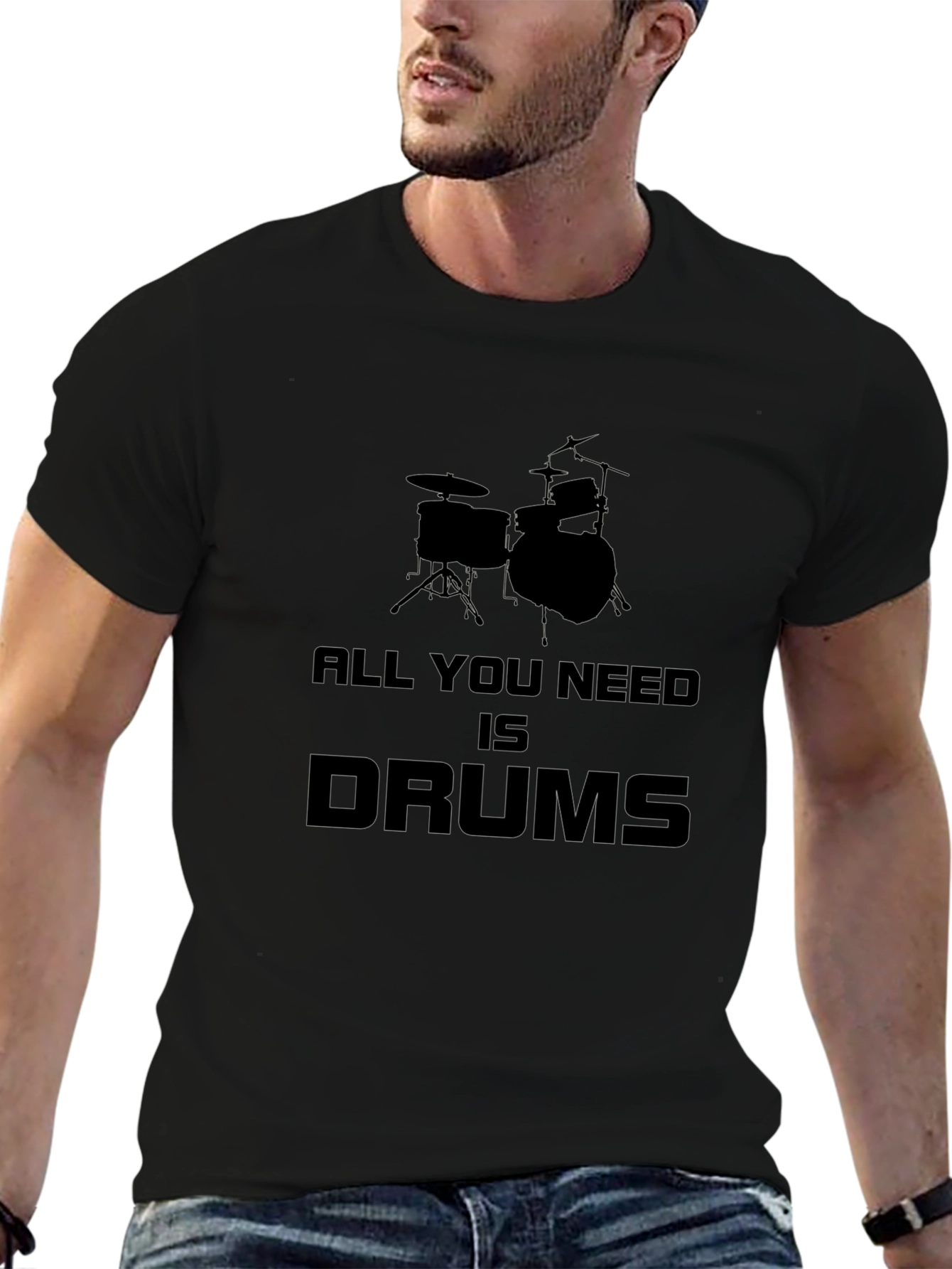 All You Need is Drums T-Shirt - Musician Tee