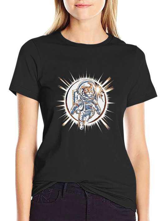 Astronaut Cat T-Shirt - Space Adventure Tee