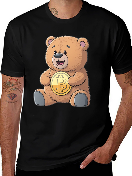 Bitcoin Bear T-Shirt - Crypto Lovers Tee