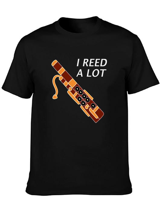 I Reed A Lot Bassoon T-Shirt - Musician Humor Tee