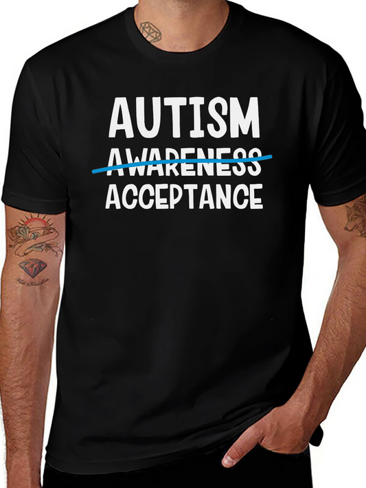 Autism Acceptance T-Shirt -  Comfortable Cotton Tee