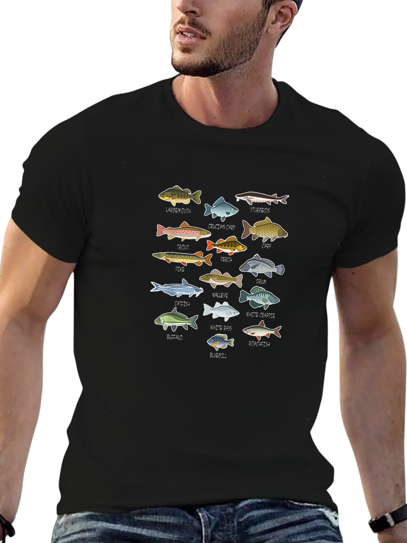 Fish Species T-Shirt: Anglers Delight
