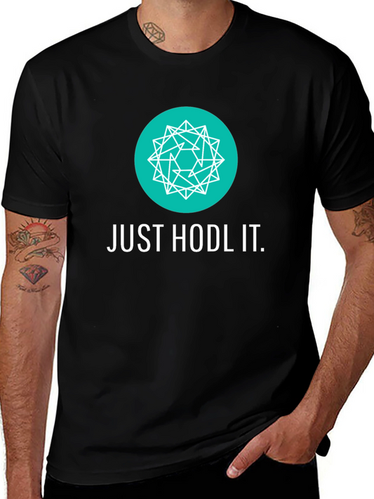 Just Hodl It Black T-Shirt