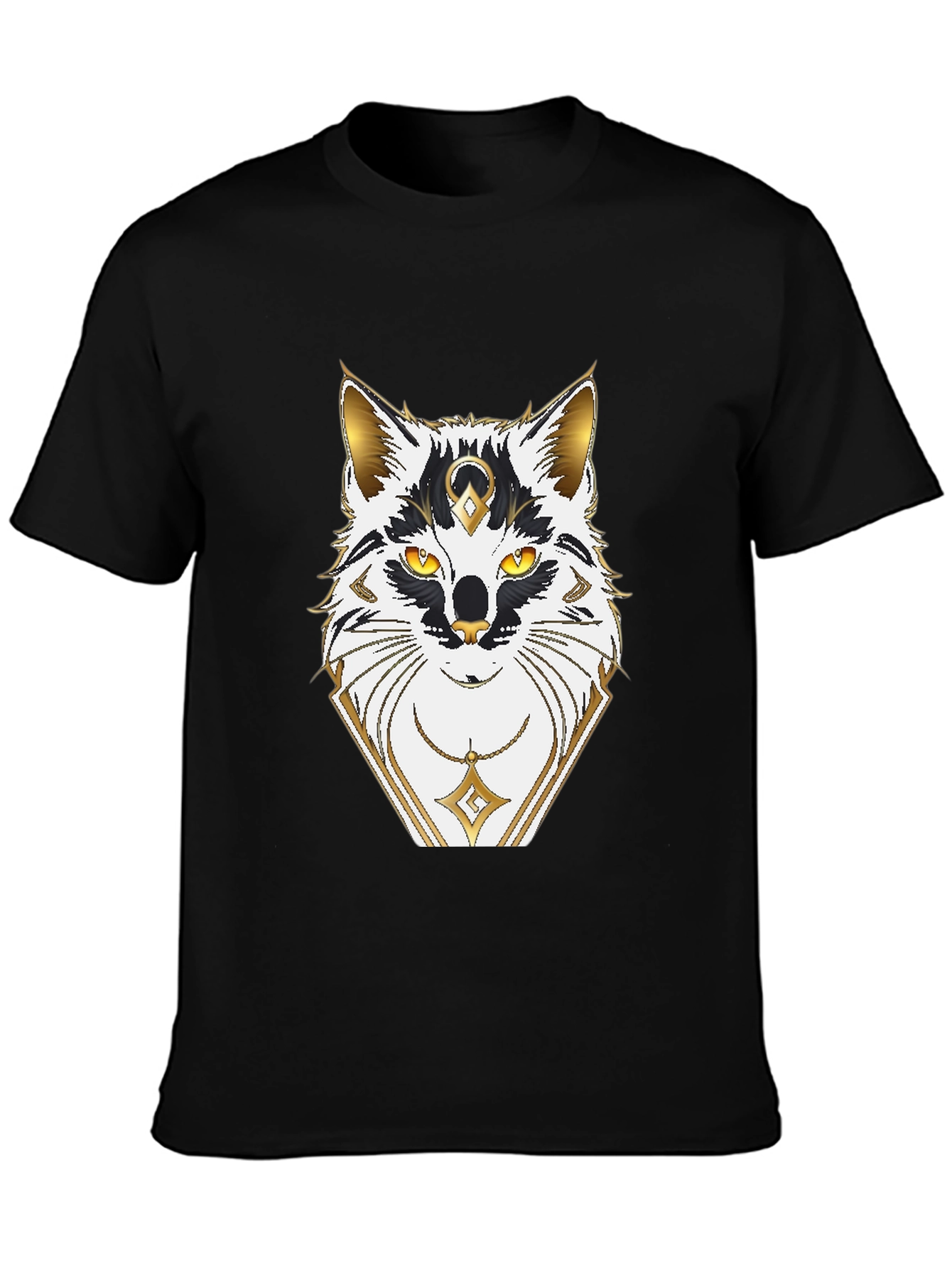 Mystic Fox Graphic Black T-Shirt