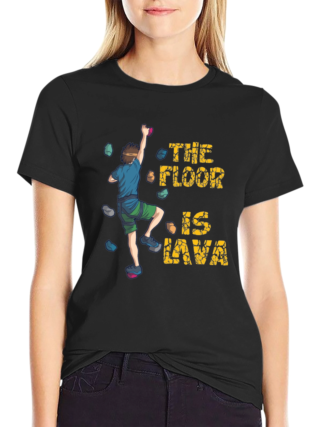 The Floor is Lava Climbing T-Shirt