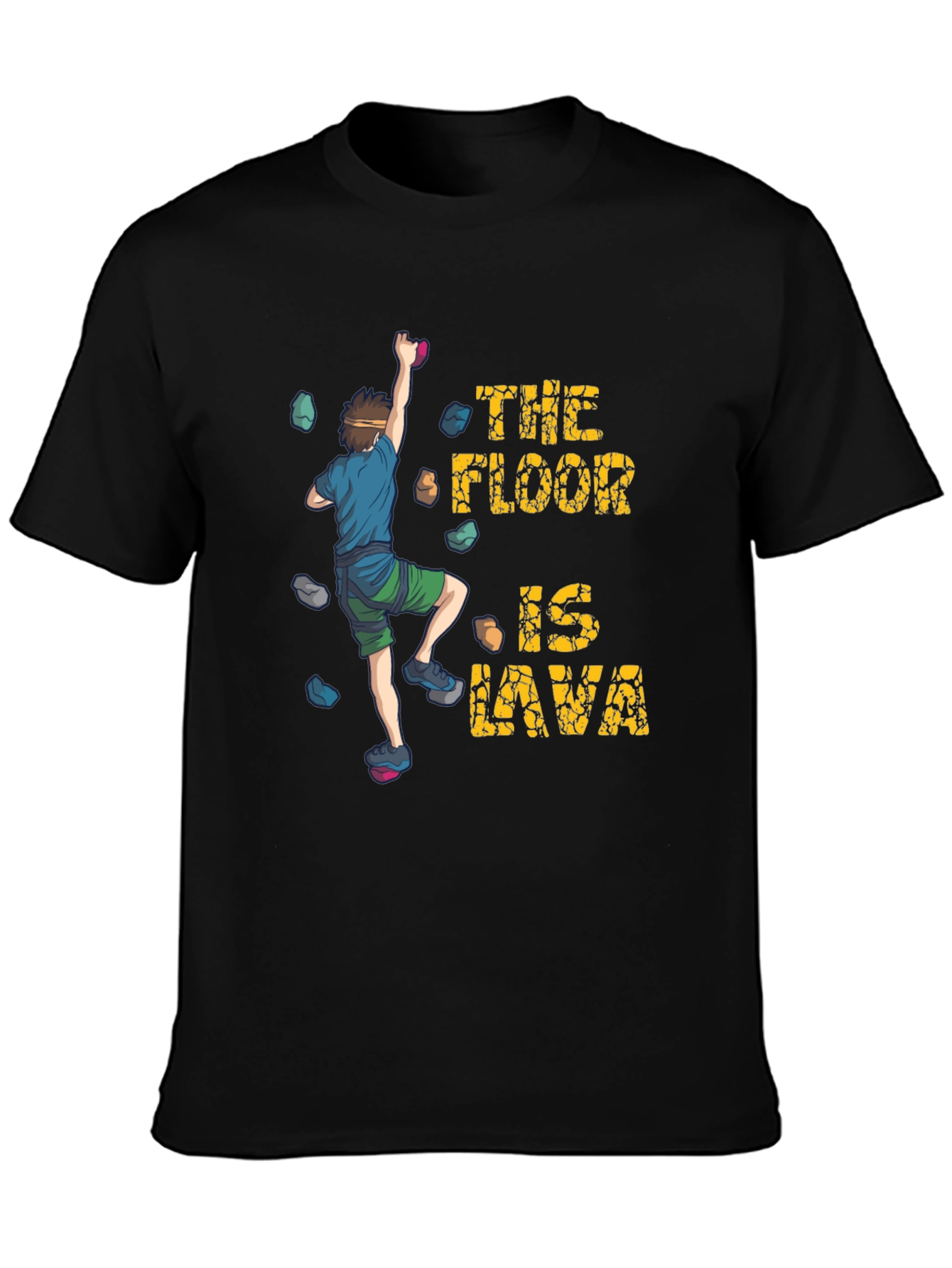 The Floor is Lava Climbing T-Shirt