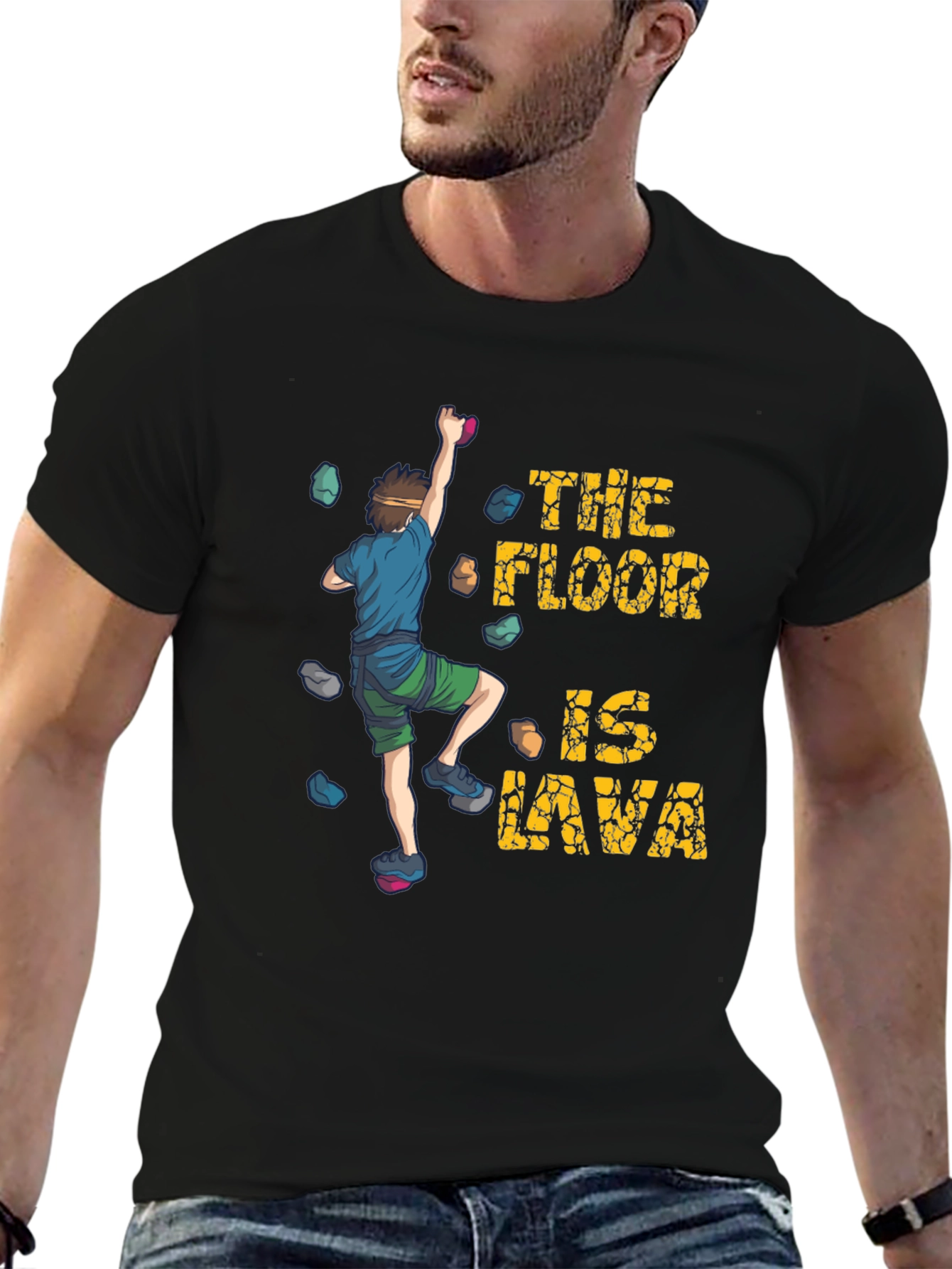 The Floor is Lava Climbing T-Shirt
