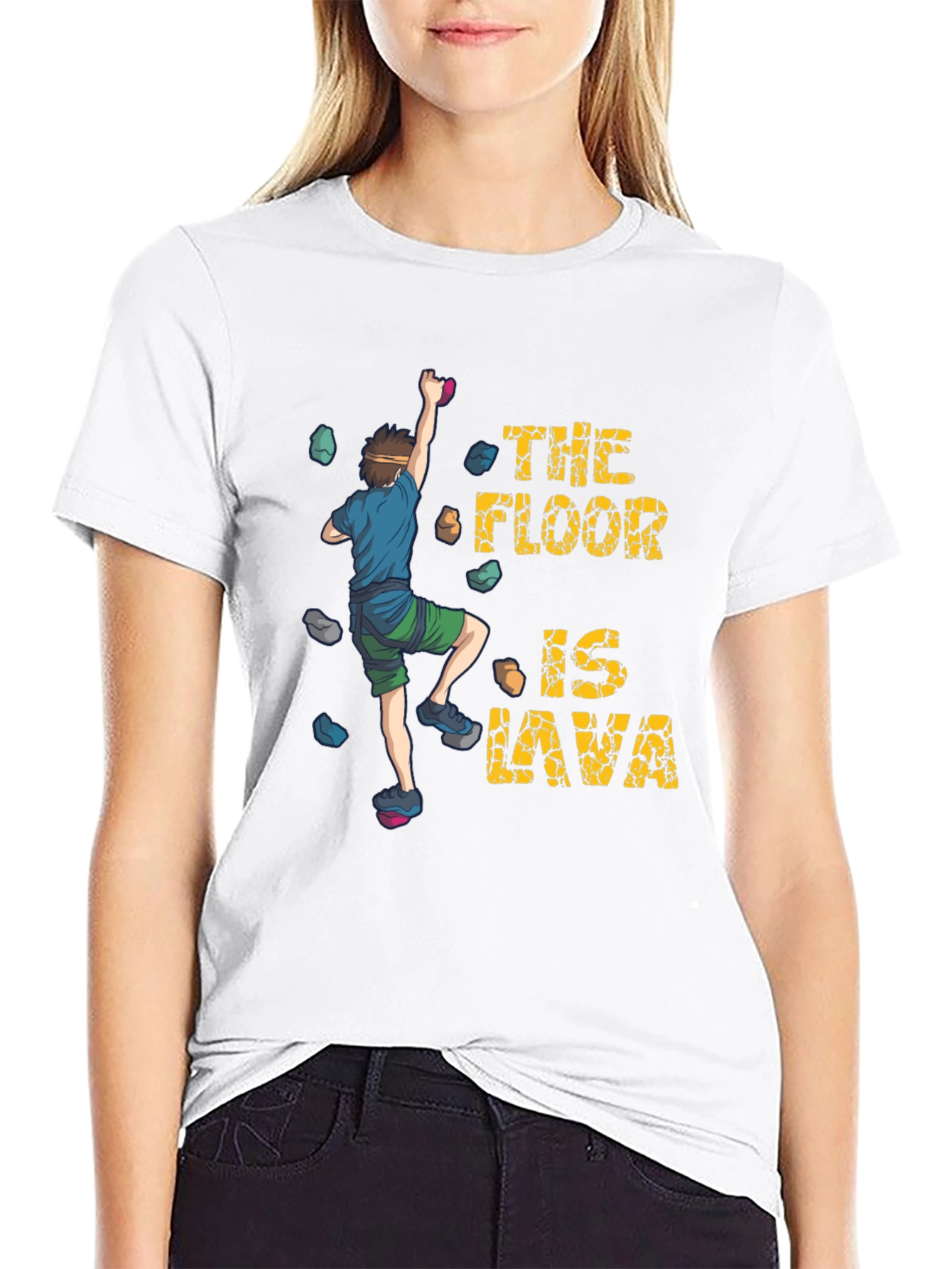 The Floor is Lava Climbing T-Shirt