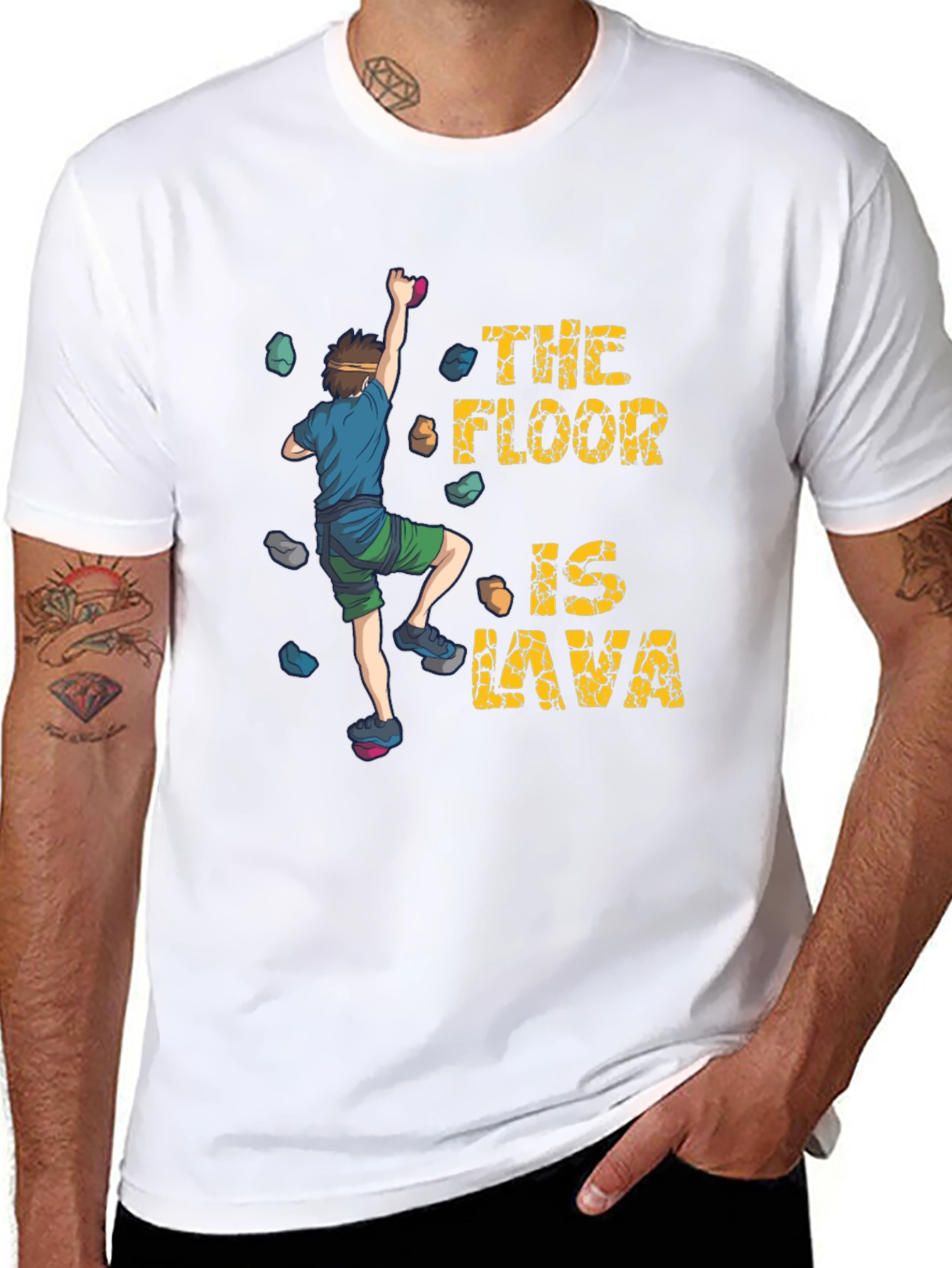 The Floor is Lava Climbing T-Shirt