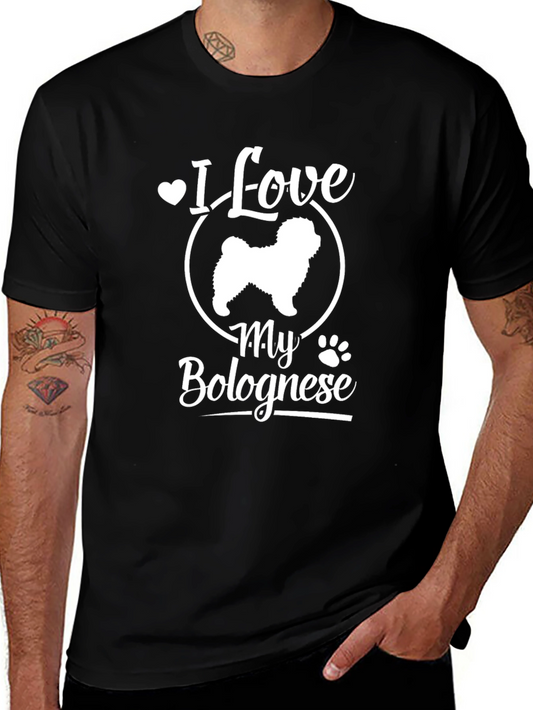 I Love My Bolognese Dog T-Shirt