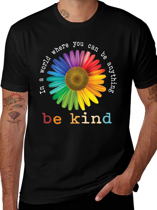 Be Kind Sunflower Graphic T-Shirt