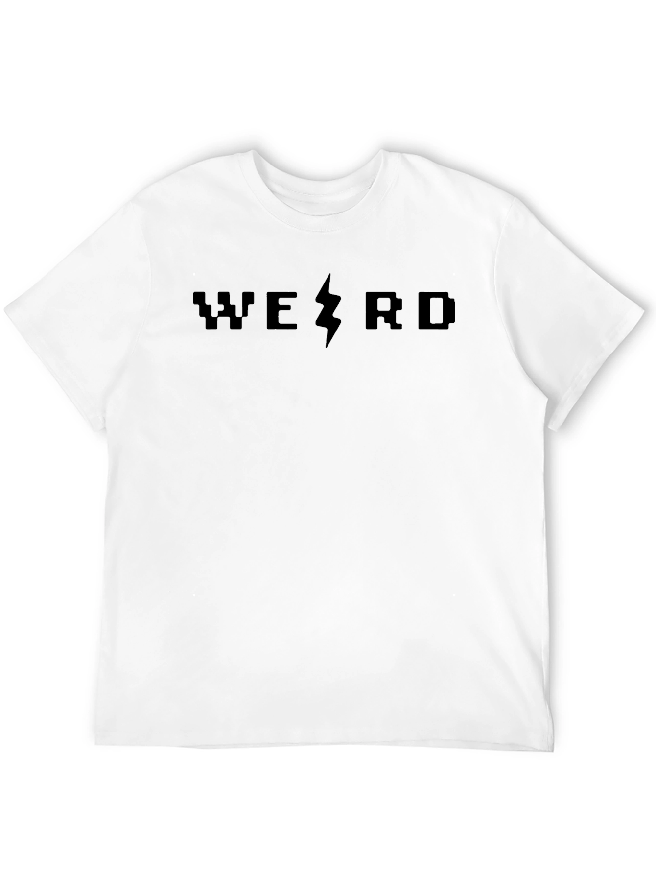 Weird Bolt Graphic Tee - Unisex Black T-Shirt