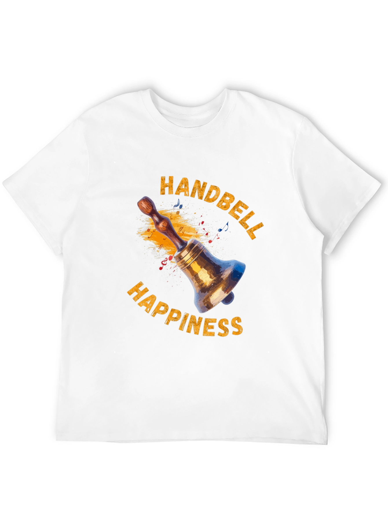 Handbell Happiness Black Graphic T-Shirt