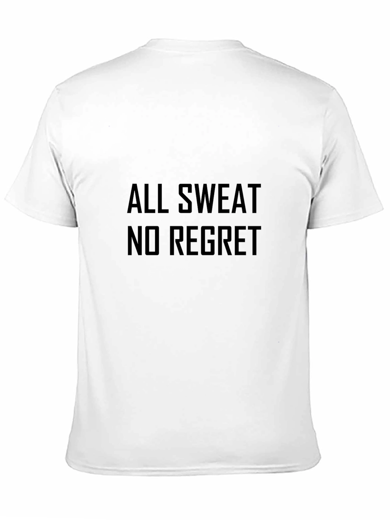 All Sweat No Regret Black T-Shirt