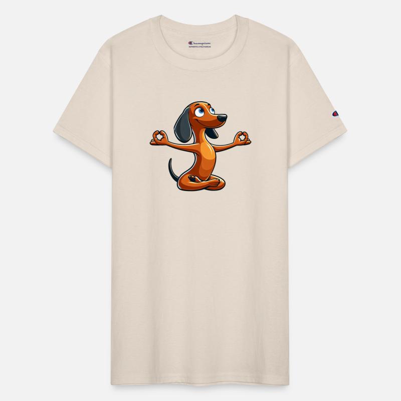 Dachshund Dog Yoga Zen Meditation Buddhism