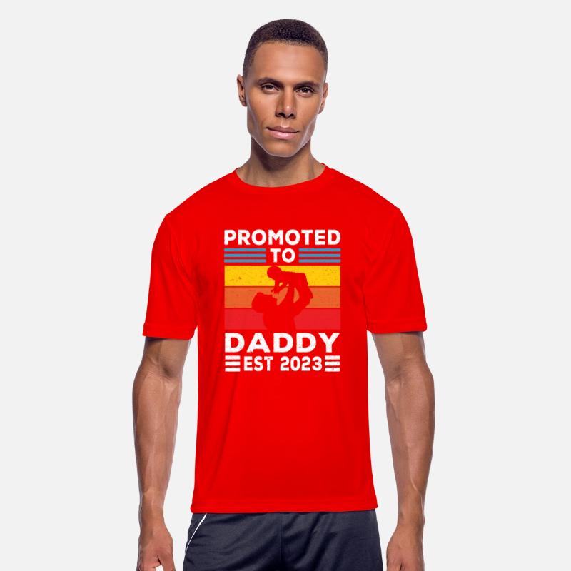 Daddy | Promoted to Daddy Est 2023 Dad Gifts Retro