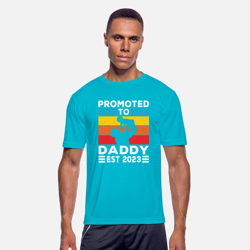 Daddy | Promoted to Daddy Est 2023 Dad Gifts Retro