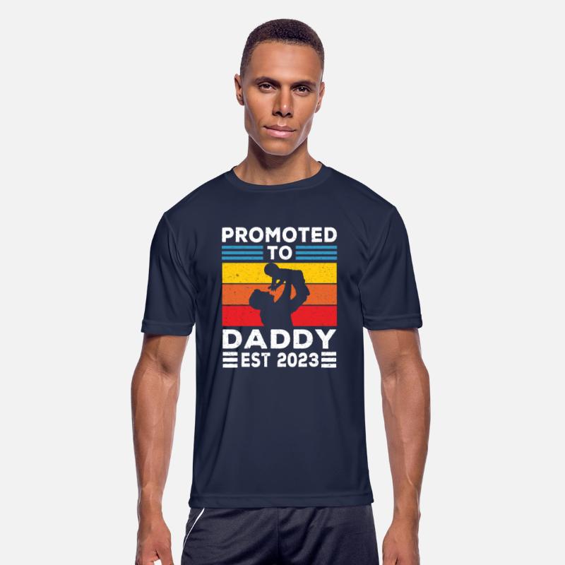 Daddy | Promoted to Daddy Est 2023 Dad Gifts Retro