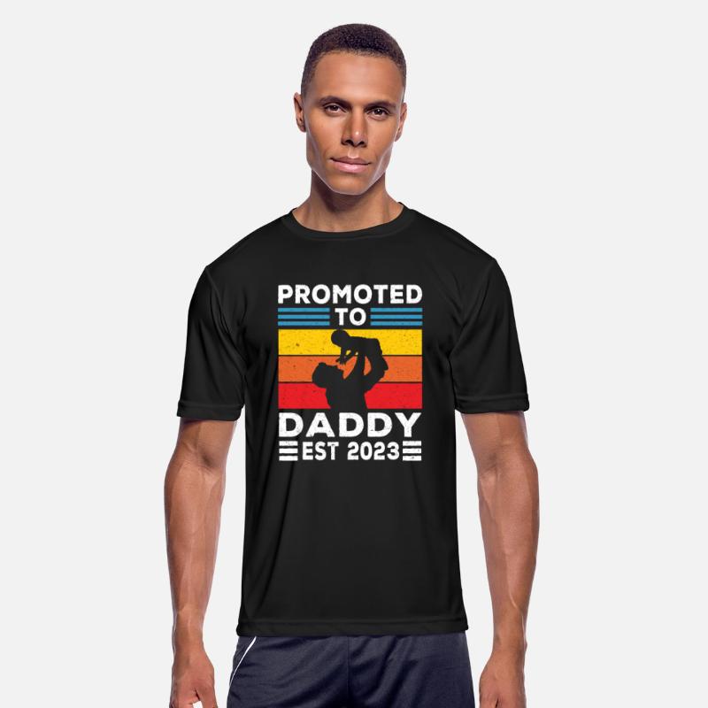 Daddy | Promoted to Daddy Est 2023 Dad Gifts Retro