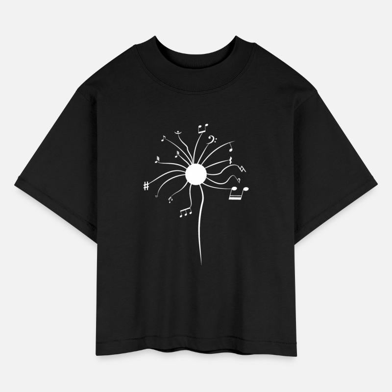 Dandelion Flower In Music Notes