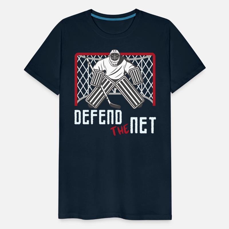 defend the net hockey sport lover gift