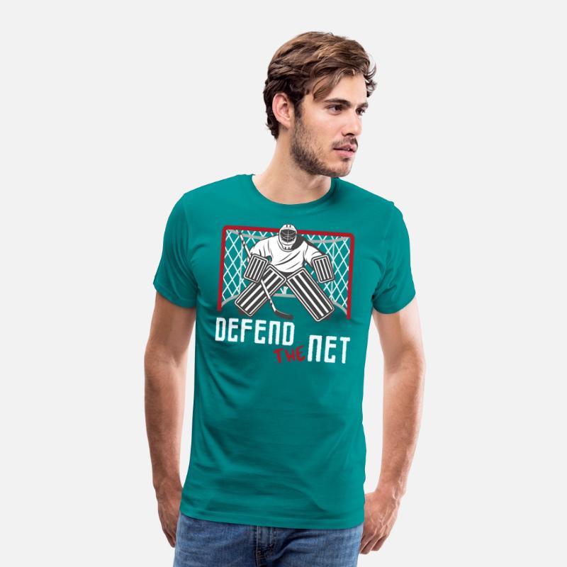 defend the net hockey sport lover gift