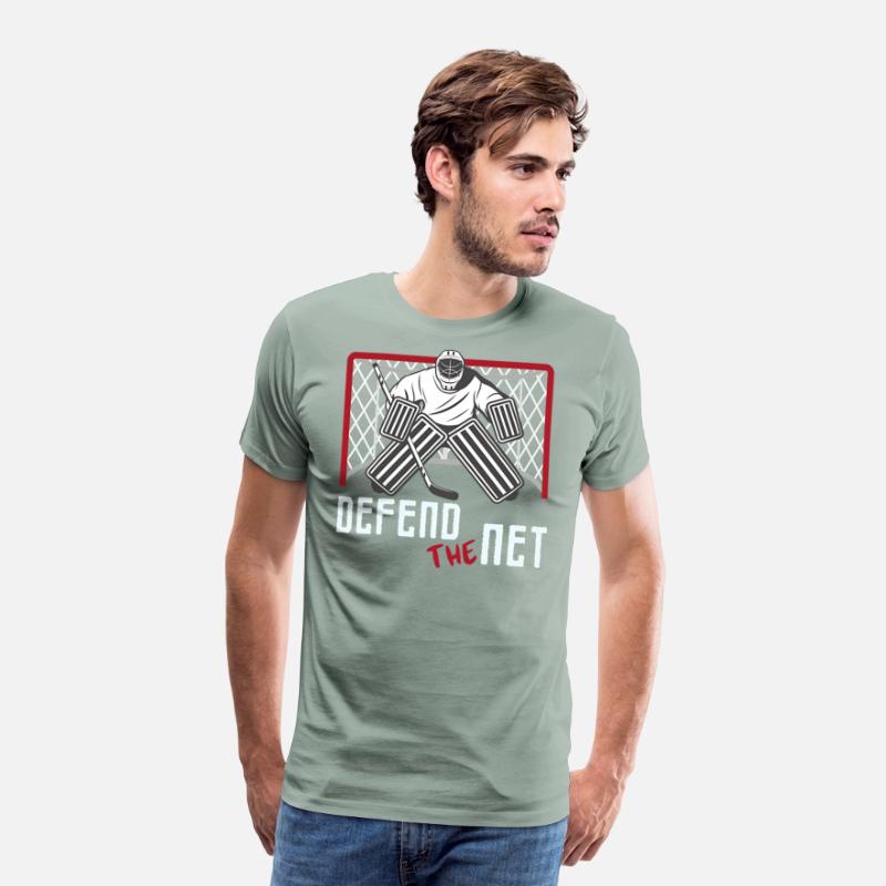 defend the net hockey sport lover gift