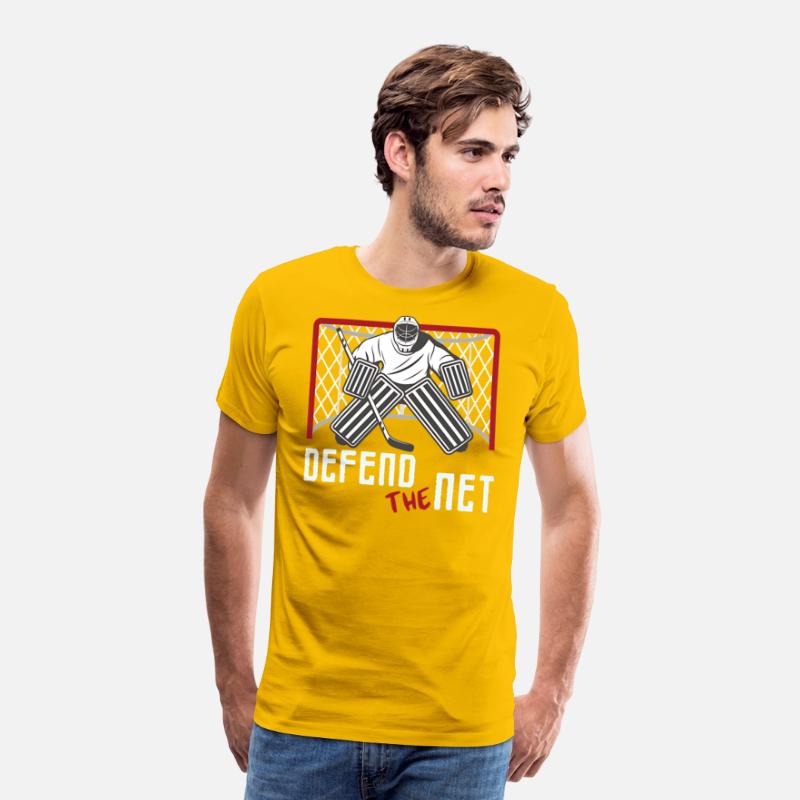 defend the net hockey sport lover gift