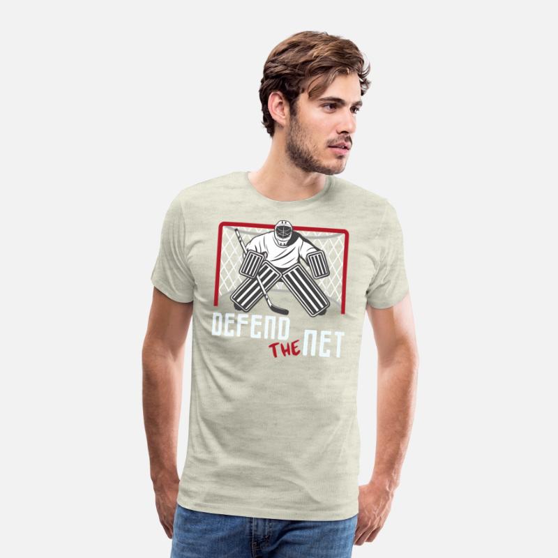 defend the net hockey sport lover gift