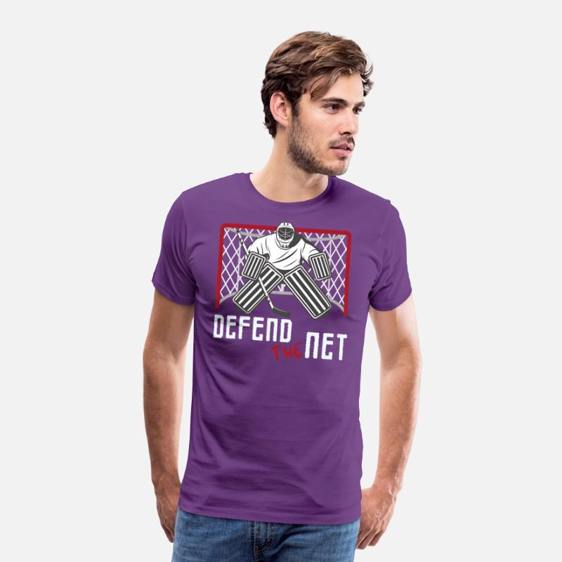 defend the net hockey sport lover gift