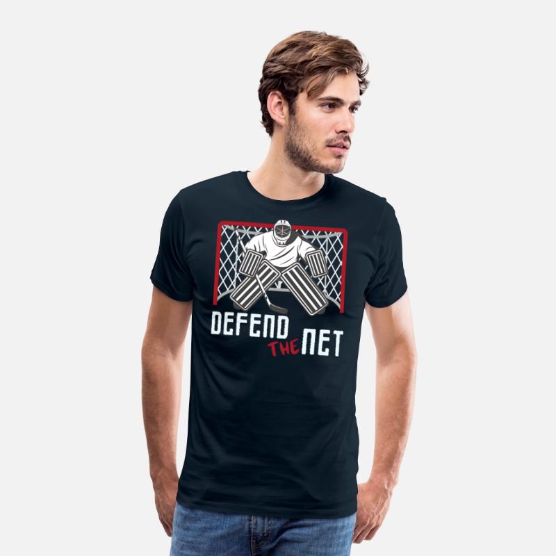 defend the net hockey sport lover gift