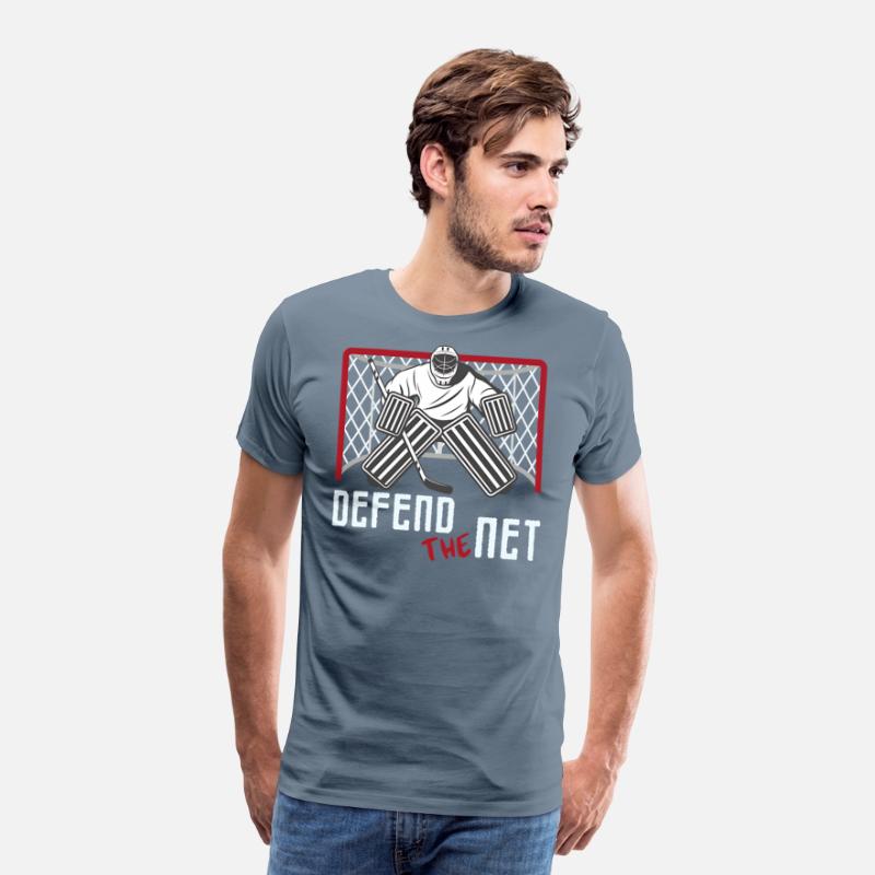 defend the net hockey sport lover gift