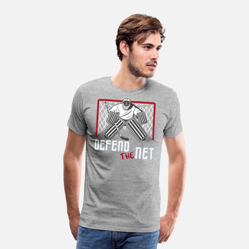 defend the net hockey sport lover gift