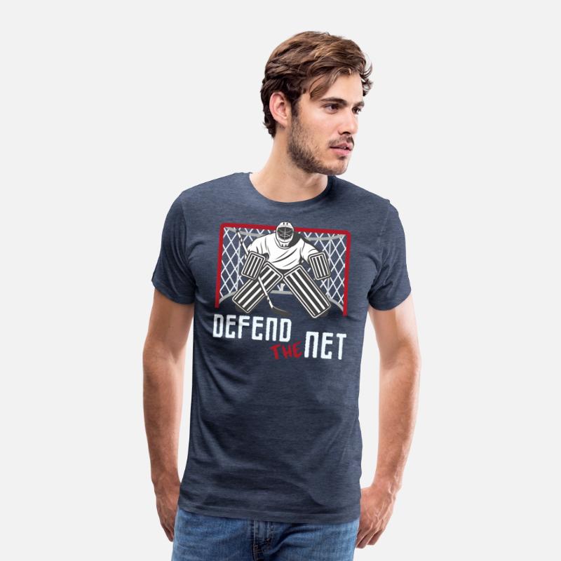 defend the net hockey sport lover gift