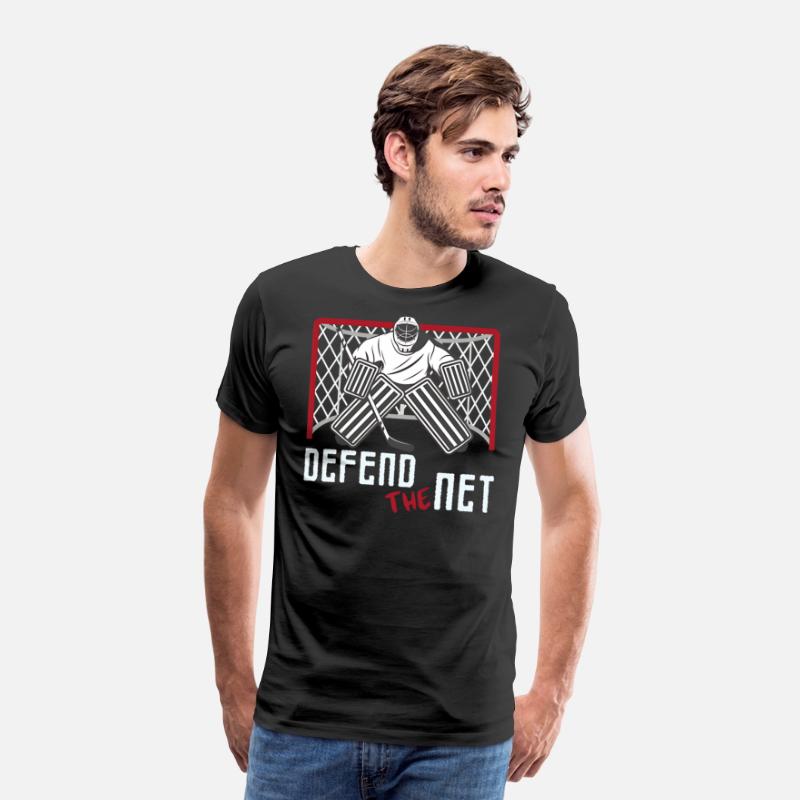 defend the net hockey sport lover gift
