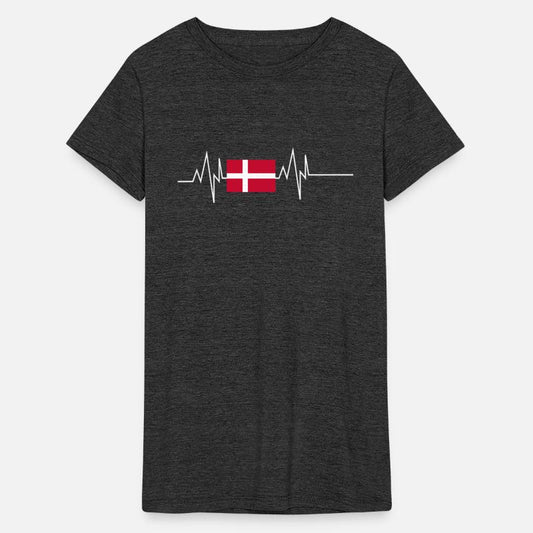 Denmark Flag Heartbeat
