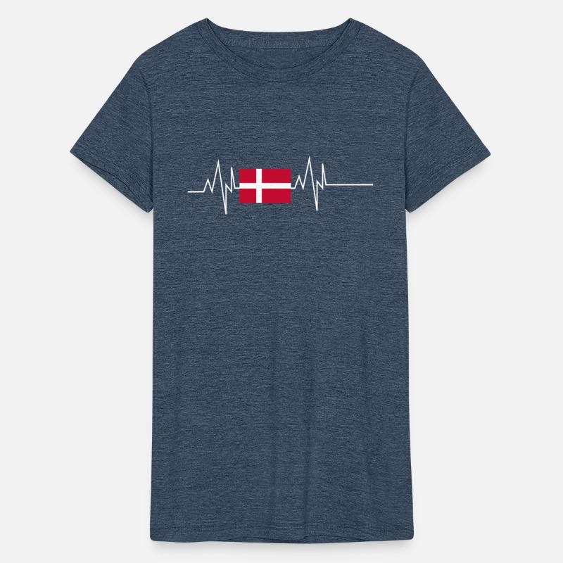Denmark Flag Heartbeat
