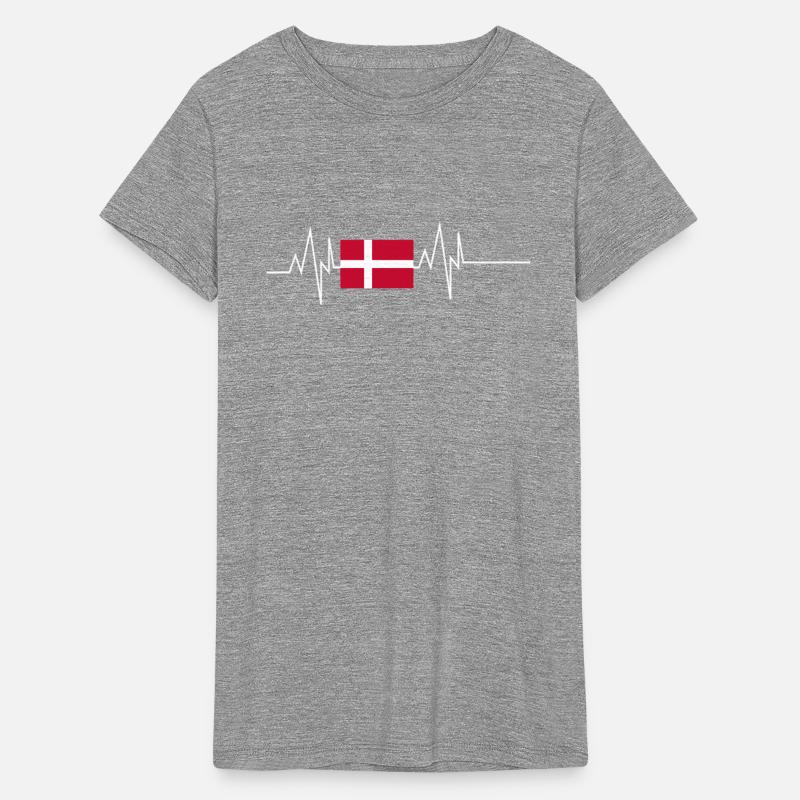 Denmark Flag Heartbeat