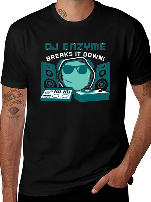 DJ Enzyme Graphic T-Shirt - Black