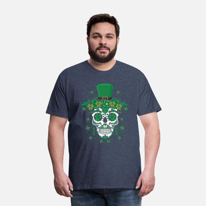 Dia De Los Muertos St Patty's Day Irish Flower