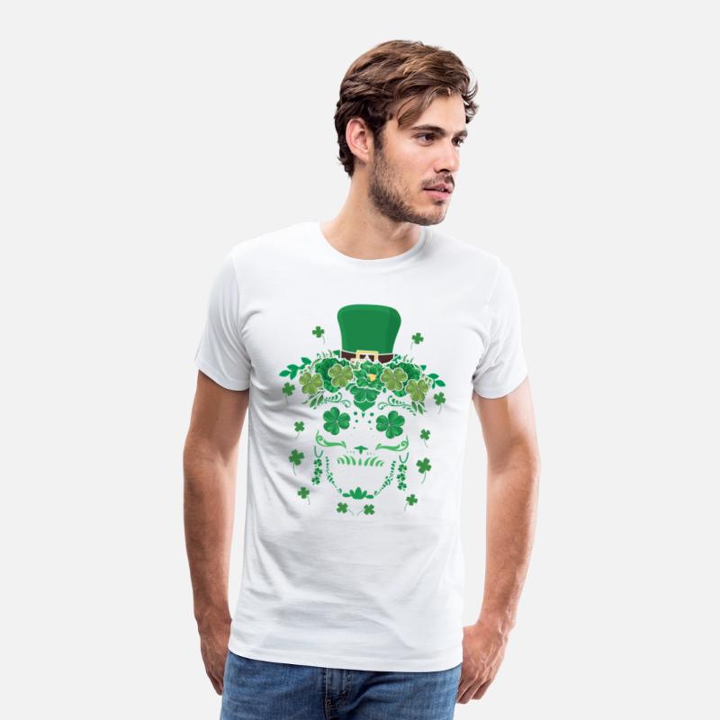 Dia De Los Muertos St Patty's Day Irish Flower