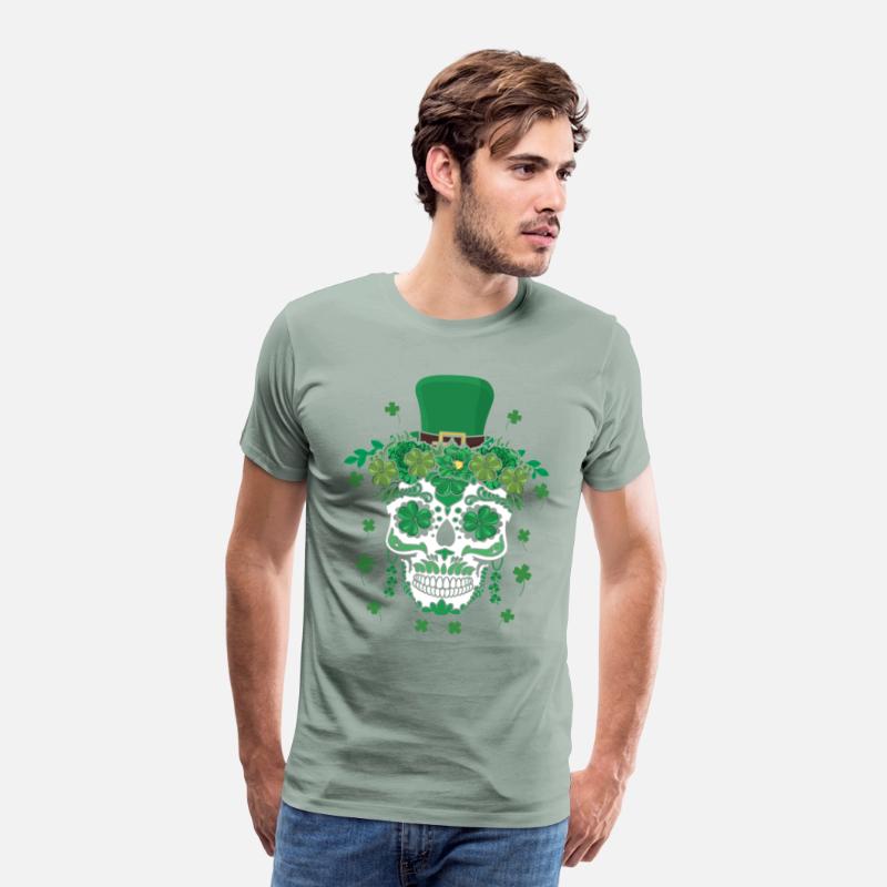 Dia De Los Muertos St Patty's Day Irish Flower