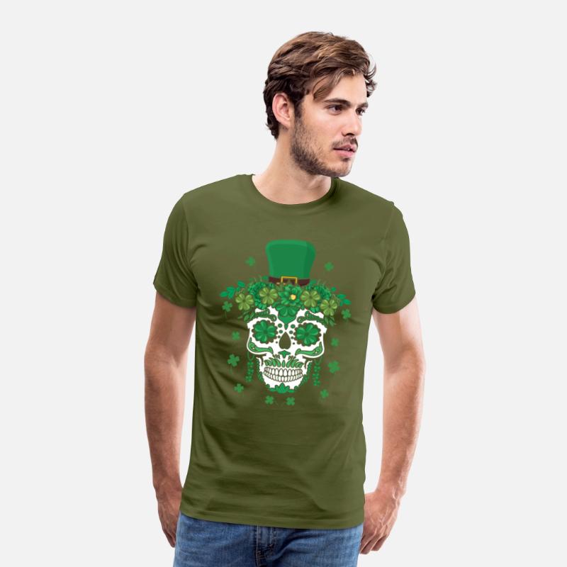 Dia De Los Muertos St Patty's Day Irish Flower