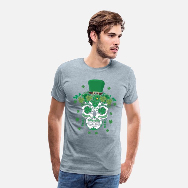 Dia De Los Muertos St Patty's Day Irish Flower