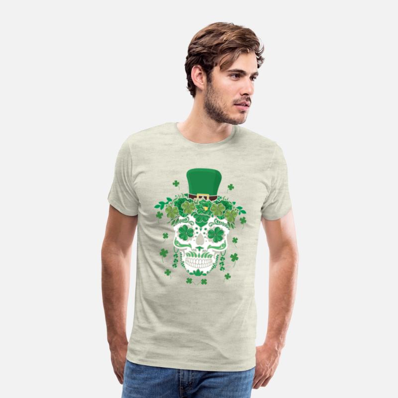 Dia De Los Muertos St Patty's Day Irish Flower