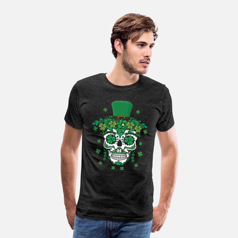 Dia De Los Muertos St Patty's Day Irish Flower