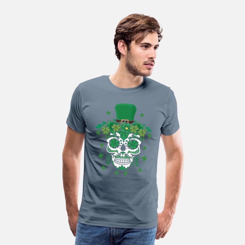 Dia De Los Muertos St Patty's Day Irish Flower