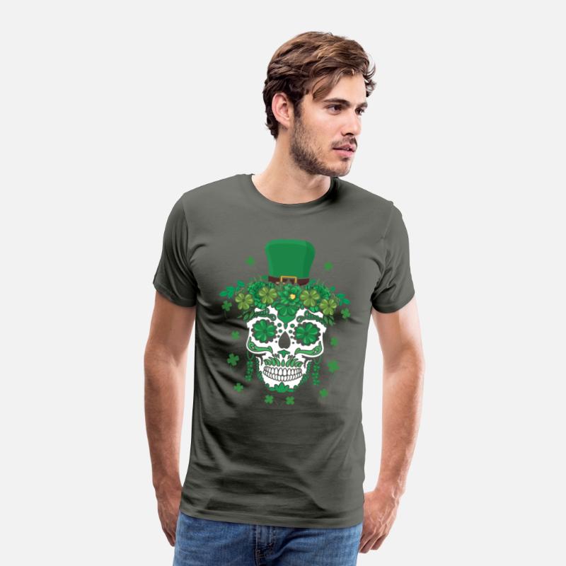 Dia De Los Muertos St Patty's Day Irish Flower